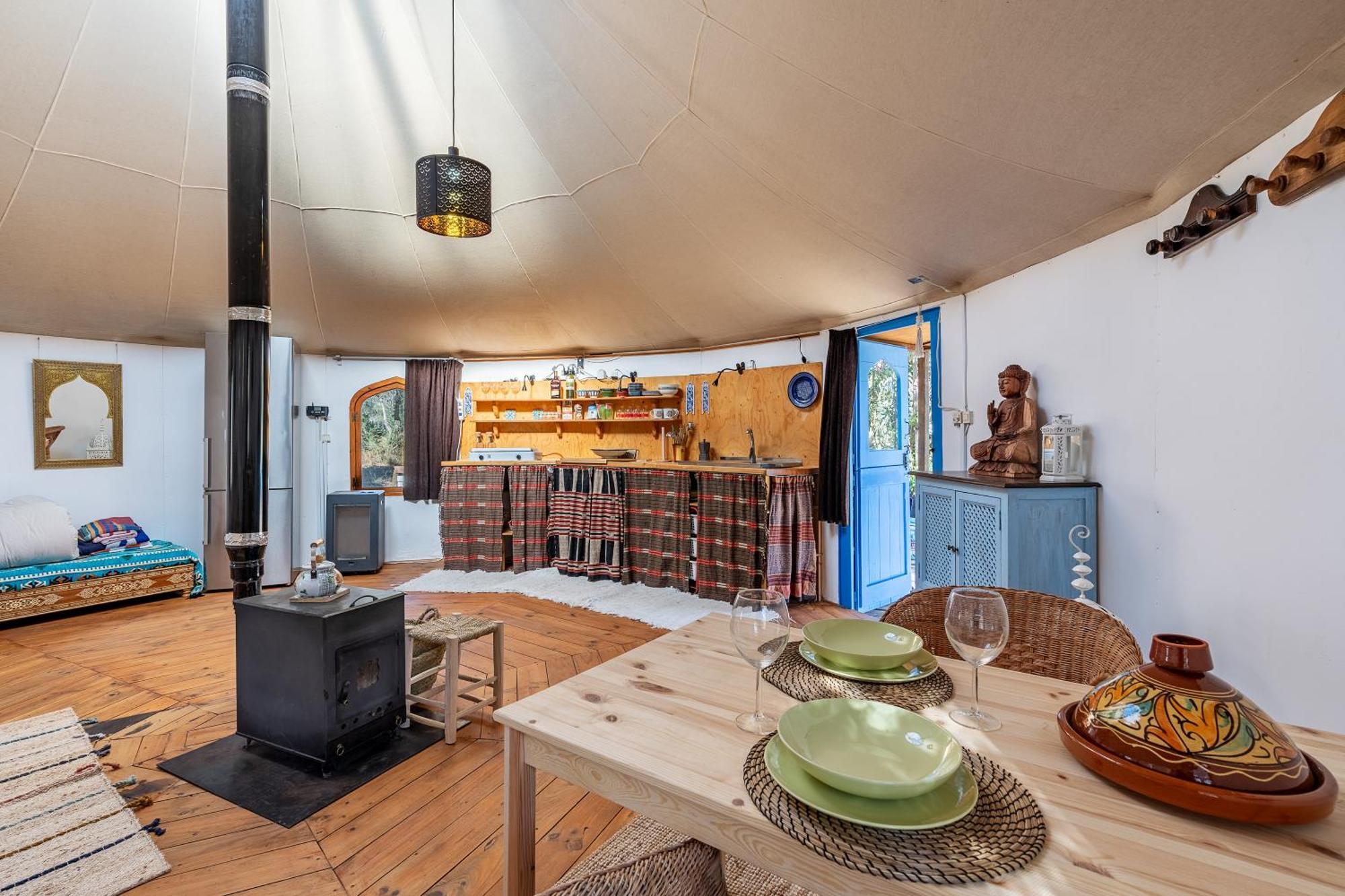 Eco Yurta Lanjaron Villa Eksteriør bilde